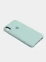 Мятный чехол не пачкающийся с бархатом внутри iPhone XR