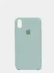 Мятный чехол не пачкающийся с бархатом внутри iPhone XR