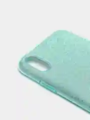 Зеленый чехол блестящий для iPhone XR