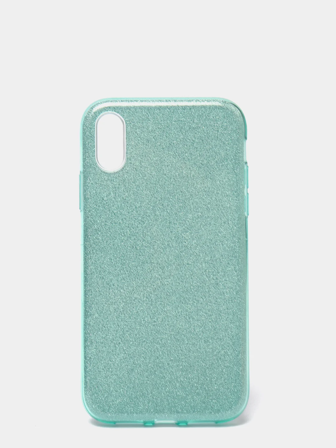Зеленый чехол блестящий для iPhone XR
