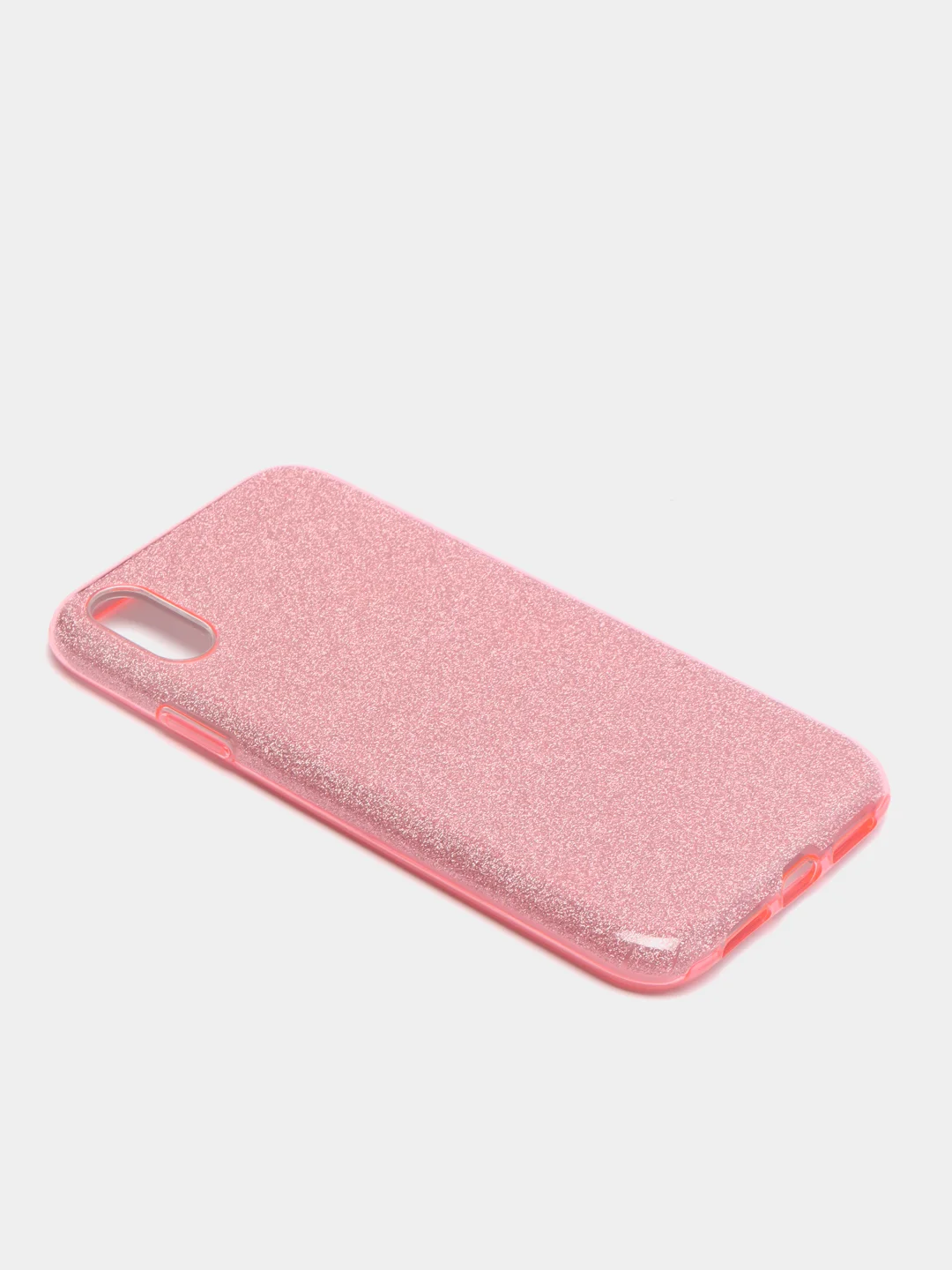 Розовый чехол блестящий для iPhone XR