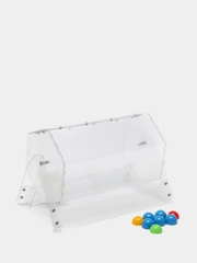 Лототрон Crystal-box для розыгрыша лотереи, 20x30 см, 100 шариков в комплекте