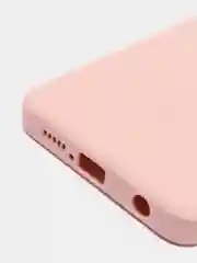 Коралловый меланж чехол Xiaomi Poco X3 NFC, Poco X3 Pro силиконовый с защитой камеры и бархатной подкладкой