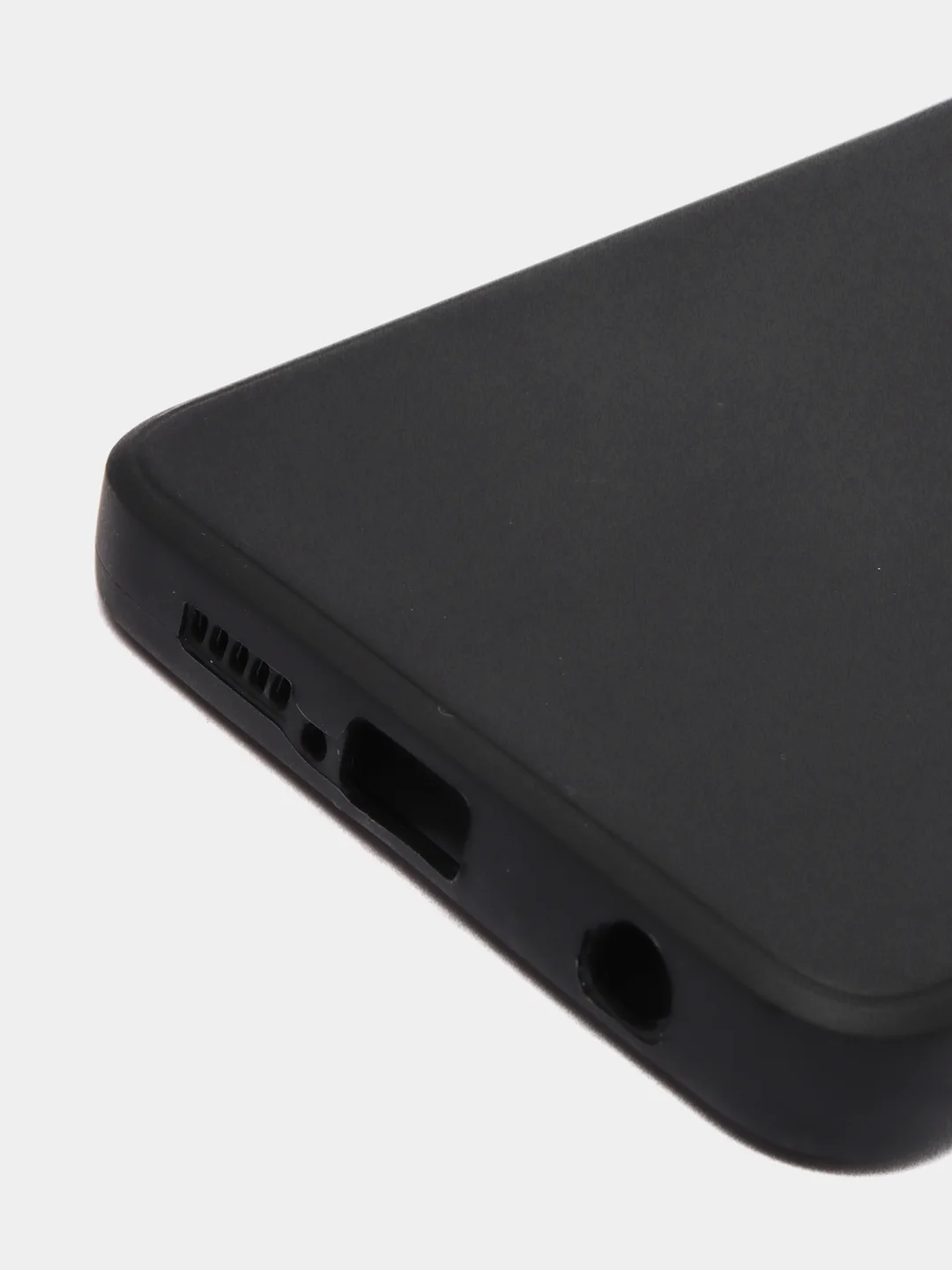 Черный чехол Xiaomi Poco X3 NFC, Poco X3 Pro силиконовый с защитой камеры и бархатной подкладкой