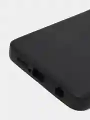 Черный чехол Xiaomi Poco X3 NFC, Poco X3 Pro силиконовый с защитой камеры и бархатной подкладкой