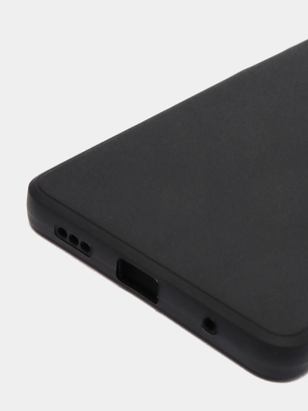 Черный чехол силиконовый Xiaomi Redmi Note 10 Pro, Note 10 Pro Max с защитой камеры и бархатом