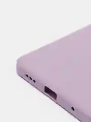 Лавандовый чехол силиконовый Xiaomi Redmi Note 10 Pro, Note 10 Pro Max с защитой камеры и бархатом