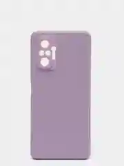 Лавандовый чехол силиконовый Xiaomi Redmi Note 10 Pro, Note 10 Pro Max с защитой камеры и бархатом