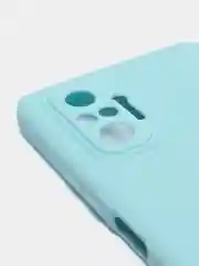 Ледяной чехол силиконовый Xiaomi Redmi Note 10 Pro, Note 10 Pro Max с защитой камеры и бархатом