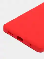Красный чехол силиконовый Xiaomi Redmi Note 10 Pro, Note 10 Pro Max с защитой камеры и бархатом