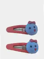 Коралловый заколки для волос, заколки для волос, заколка микки маус, клик клак , силиконовые заколки