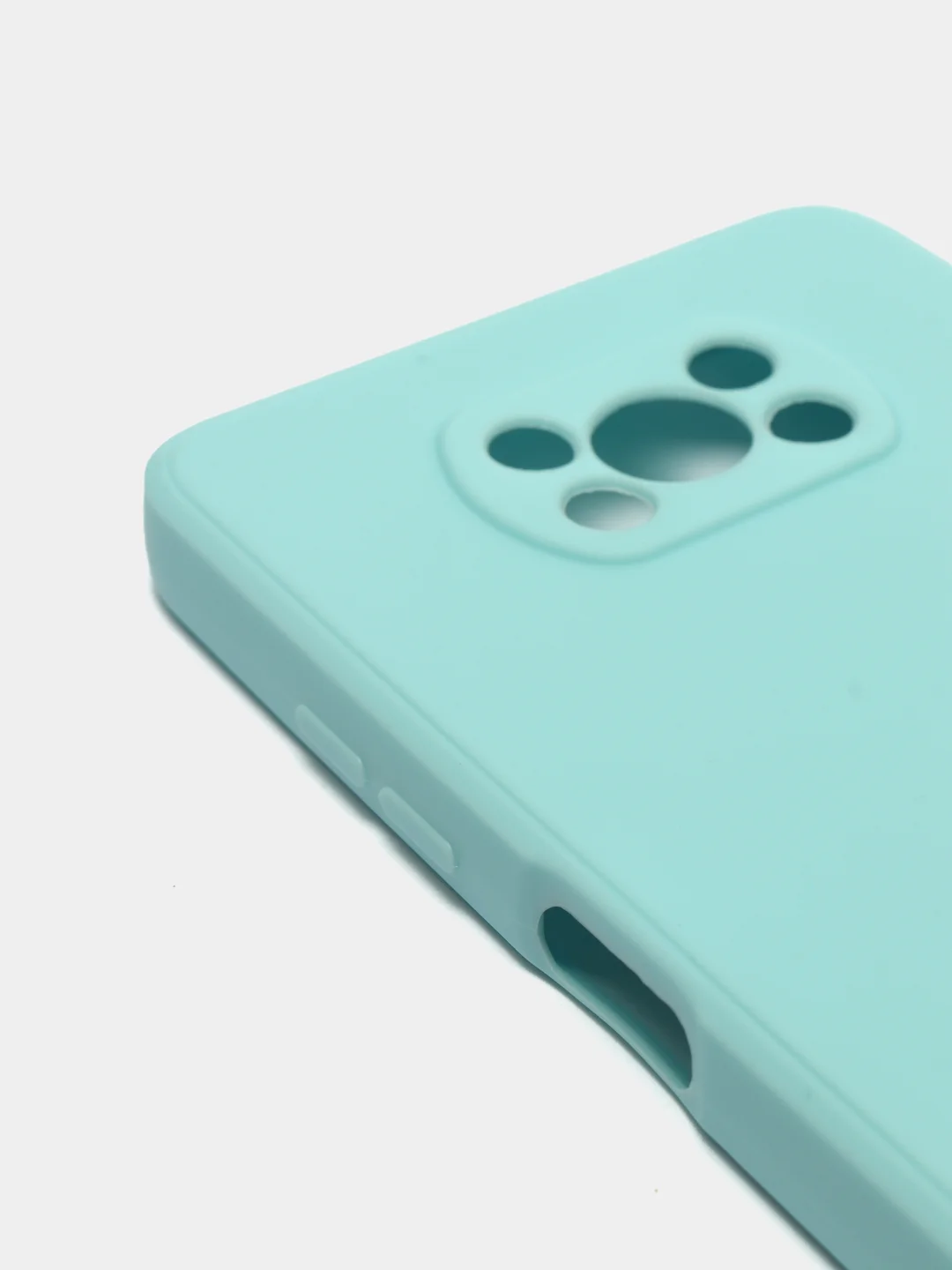 Ледяной чехол Xiaomi Poco X3 NFC, Poco X3 Pro силиконовый с защитой камеры и бархатной подкладкой