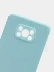 Ледяной чехол Xiaomi Poco X3 NFC, Poco X3 Pro силиконовый с защитой камеры и бархатной подкладкой