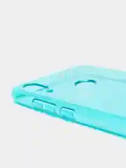 Бирюзовый чехол прозрачный для Xiaomi Redmi Note 7 / Note 7 Pro плотный неоновый с оттенком