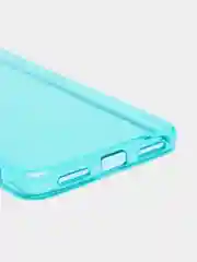Бирюзовый чехол прозрачный для Xiaomi Redmi Note 7 / Note 7 Pro плотный неоновый с оттенком