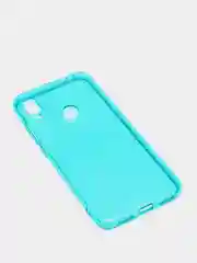 Бирюзовый чехол прозрачный для Xiaomi Redmi Note 7 / Note 7 Pro плотный неоновый с оттенком