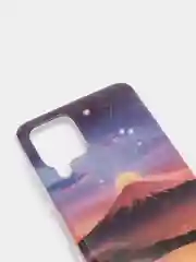Аметистовый чехол Samsung Galaxy M32 / A22 (Самсунг Галакси М32 / А22), силиконовый с рисунком