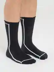 Черный носки с полосой