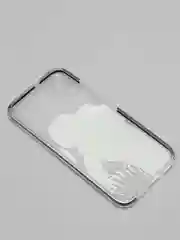Черный чехол Huawei P40 Lite, Хуавей П40 Лайт, прозрачный плотный с рисунком и цветной рамкой