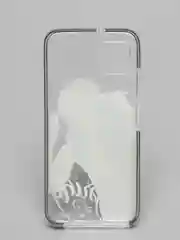 Черный чехол Huawei P40 Lite, Хуавей П40 Лайт, прозрачный плотный с рисунком и цветной рамкой