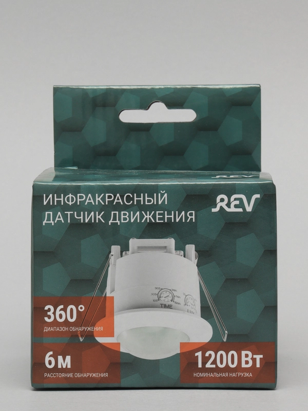 Датчик движения DDV-2 R63 360 Встраиваемый. Цвет: белый,  REV 28511 3