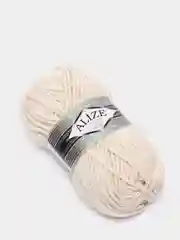 Серый шерсть Пряжа Alize Superlana maxi