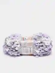 Сиреневый пряжа Alize Puffy Fine Color, петельки маленькие, 100 г, 14 м