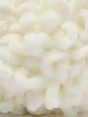 Молочный пряжа Alize Puffy Fine, маленькие петельки, микрополиэстер, 100 г, 14 м