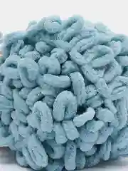 Лазурный пряжа Alize Puffy Fine, маленькие петельки, микрополиэстер, 100 г, 14 м