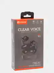 Черный наушники беспроводные, Bluetooth, вкладыши с зарядным чехлом, TWS, T6