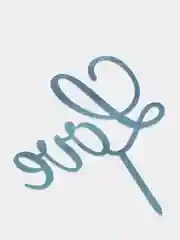 Белый топпер для украшения торта Love