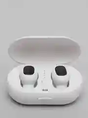 Белый беспроводные Bluetooth-наушники вакуумные, с зарядным чехлом, TWS, T1