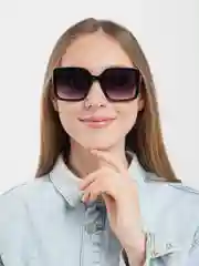 Черный солнцезащитные женские очки