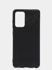 Чехол силиконовый для Samsung A02, A02s, A32, A42, A52, A72 с текстурой под карбон