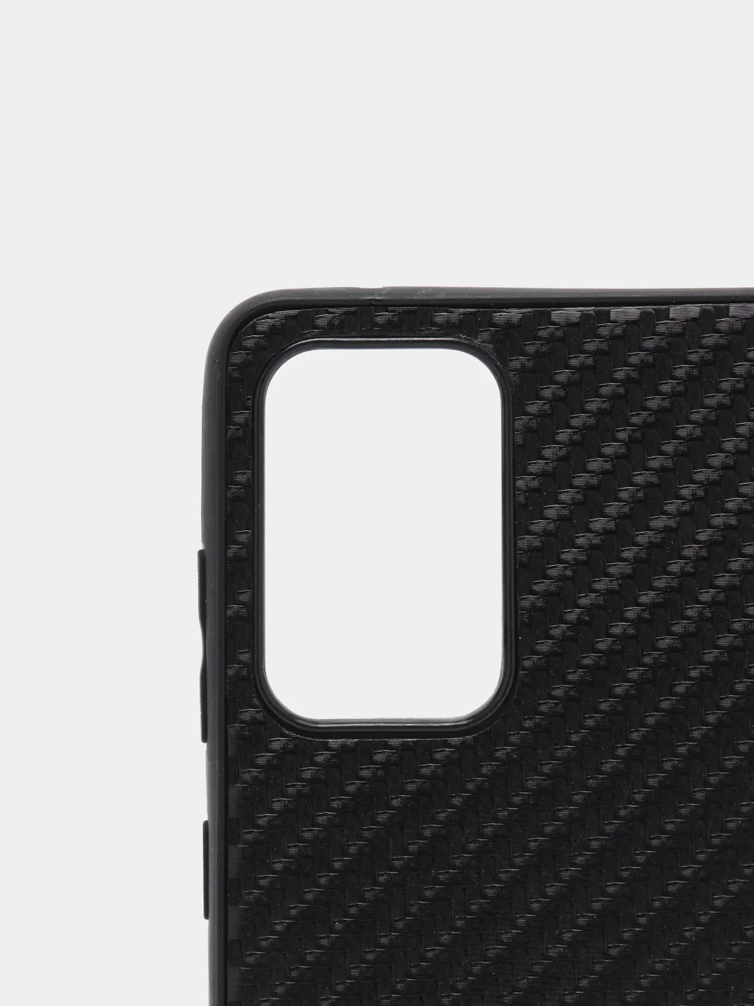 Чехол силиконовый для Samsung A02, A02s, A32, A42, A52, A72 с текстурой под карбон