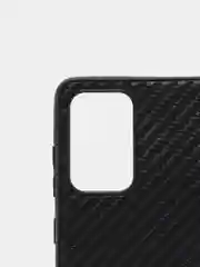 Чехол силиконовый для Samsung A02, A02s, A32, A42, A52, A72 с текстурой под карбон