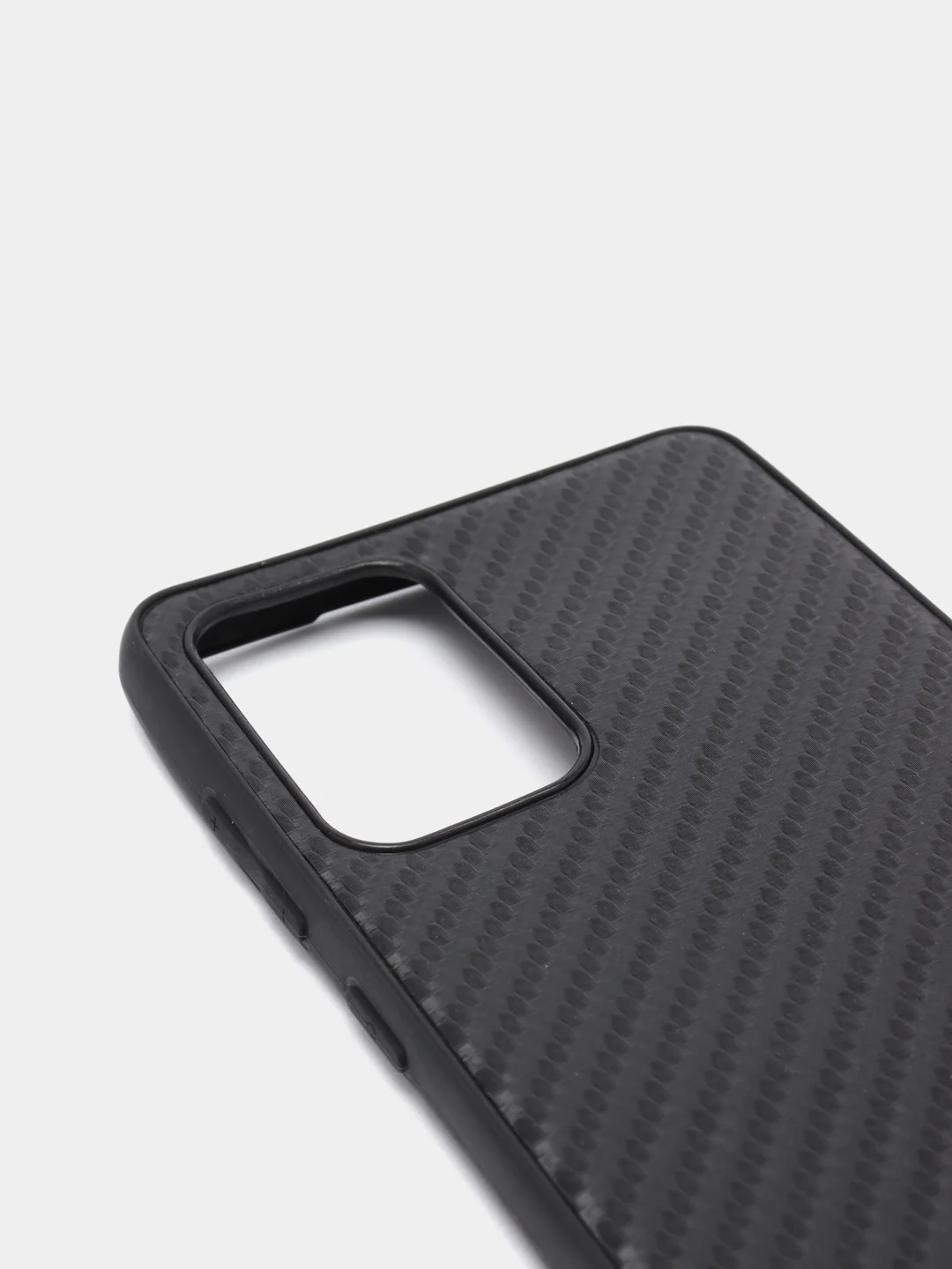 Чехол силиконовый для Samsung A02, A02s, A32, A42, A52, A72 с текстурой под карбон