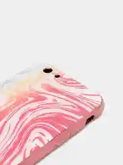 Желтый чехол iPhone 6/6s пластиковый абстракция
