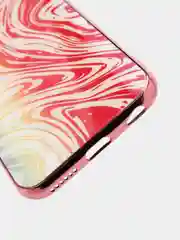 Желтый чехол iPhone 6/6s пластиковый абстракция