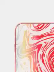 Желтый чехол iPhone 6/6s пластиковый абстракция
