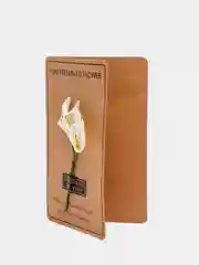 Молочный открытка с цветами, с разворотом