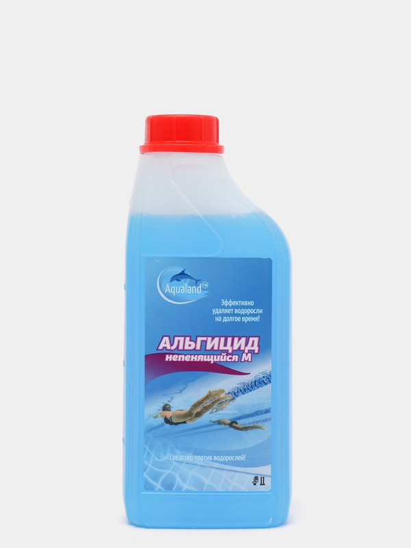 Средство для очистки воды в бассейне Aqualand, от водорослей, не пенящийся М, 1 л