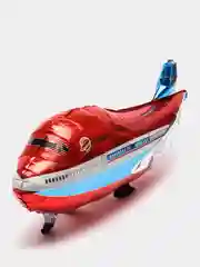 Красный воздушный фольгированный шар "Авиалайнер"