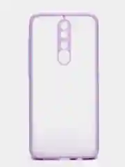 Лавандовый чехол Xiaomi Redmi Note 8 Pro пластиковый матовый с цветными кнопками (Редми Нот 8 Про)