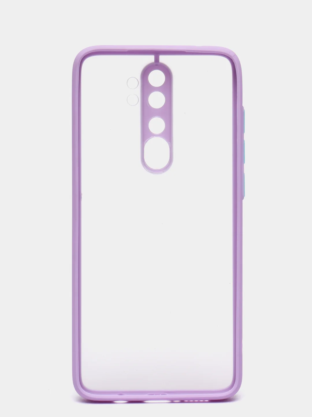 Лавандовый чехол Xiaomi Redmi Note 8 Pro пластиковый матовый с цветными кнопками (Редми Нот 8 Про)