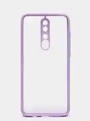 Лавандовый чехол Xiaomi Redmi Note 8 Pro пластиковый матовый с цветными кнопками (Редми Нот 8 Про)