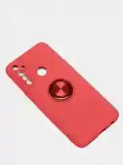 Терракотовый чехол Realme C3 / 5 / 6i  Реалми С3 / 5 / 6ай силиконовый с кольцом держателем