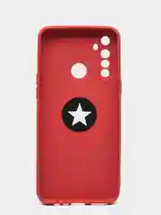 Терракотовый чехол Realme C3 / 5 / 6i  Реалми С3 / 5 / 6ай силиконовый с кольцом держателем