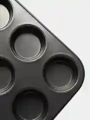 Черный форма для выпечки кексов "Termico", Gold, Classico, 12 штук
