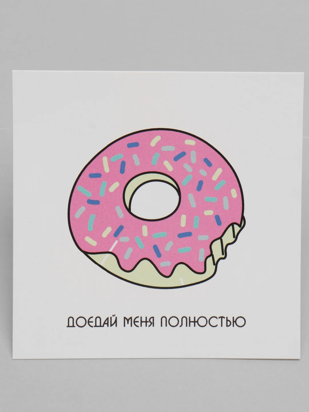 Серый мини открытки, 18 видов
